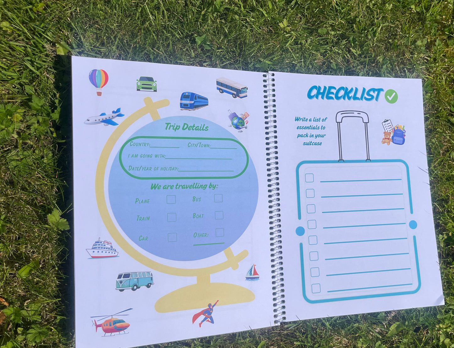 My Holiday Adventure Journal & Activity Book - Age 3-5 & Age 5+