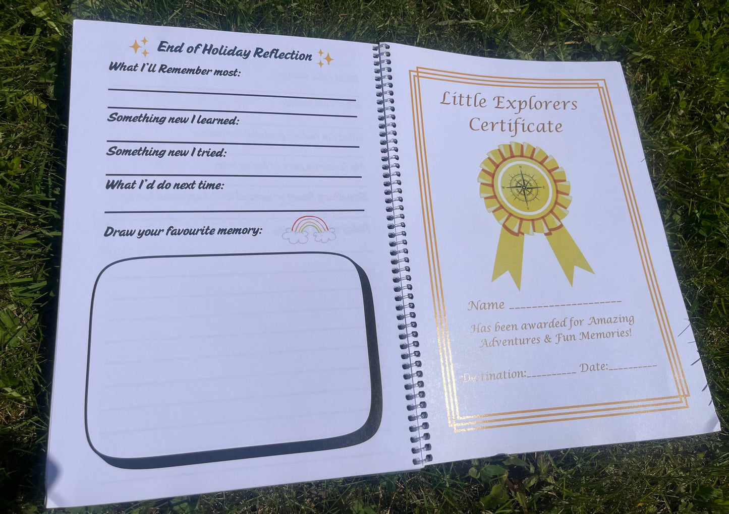 My Holiday Adventure Journal & Activity Book - Age 3-5 & Age 5+