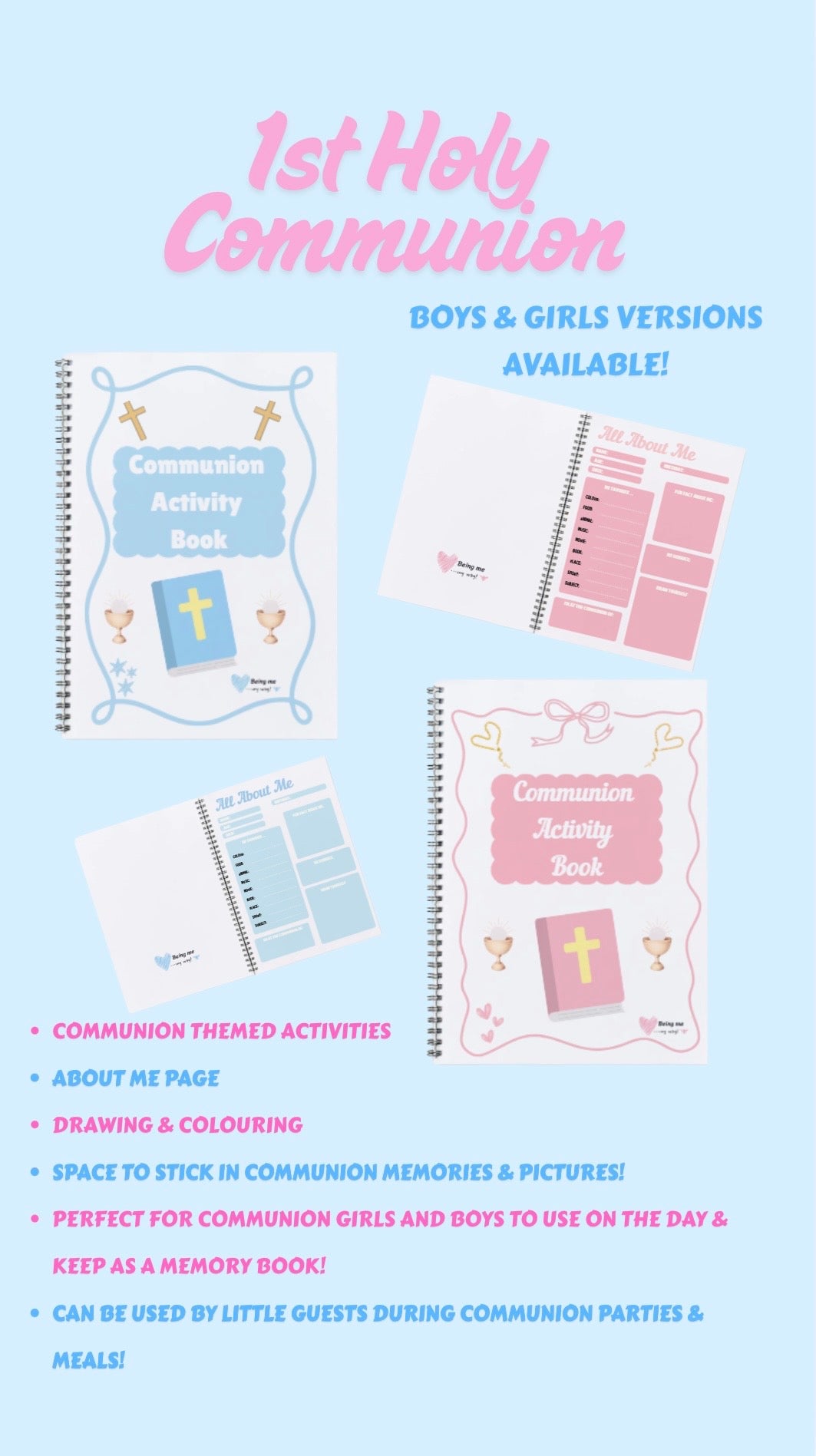 Communion Activity & Memory Book