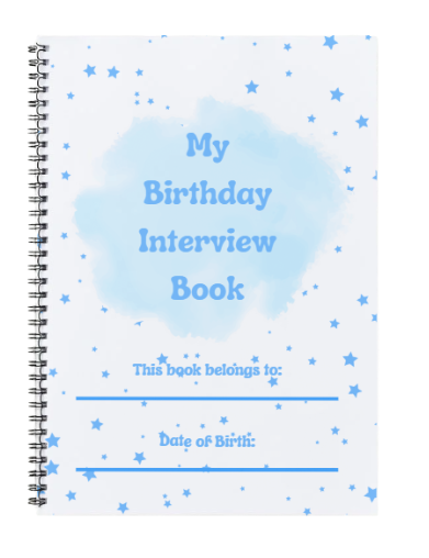 My Birthday Interview Book -  3 Colours Available