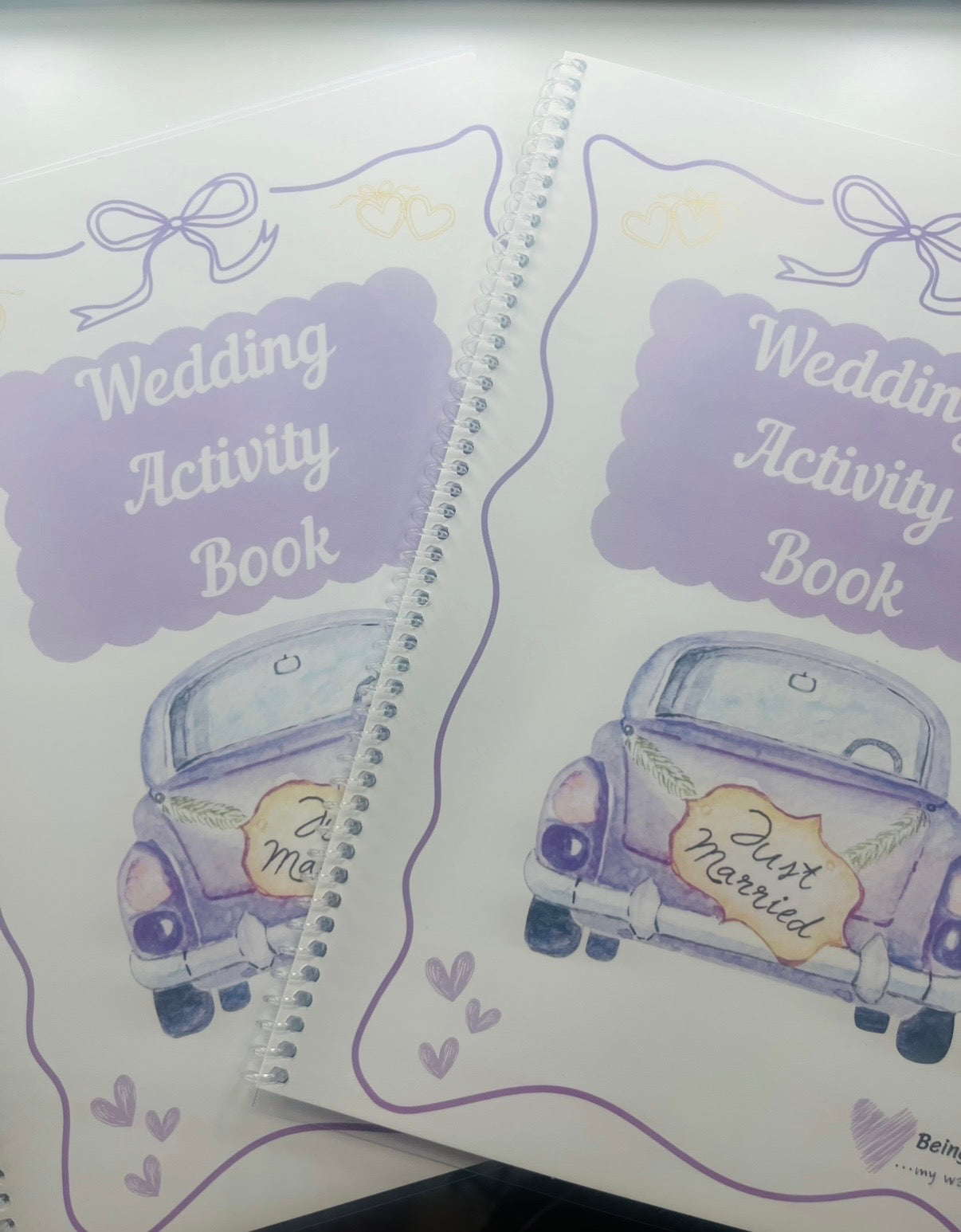 Wedding Activity Book - Personalised Cover Colours Available